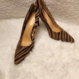 Eva Mendes for New York and Company Zebra Print Heels